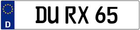 Truck License Plate